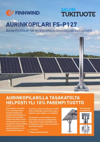 Esite - Finnwind Aurinkopilari FS-P127 aurinkokennoille - 2021-03-05