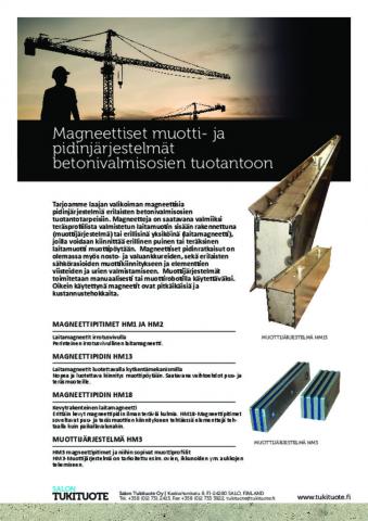 Magneettijärjestelmät flyer 2013-04 - pdf - koko 2.62 MB