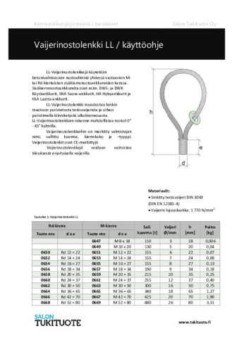 Vaijerinostolenkki LL 2020-08