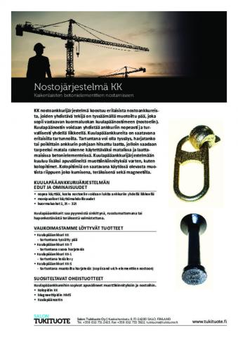Pikalukittavat KK-nostoankkurit